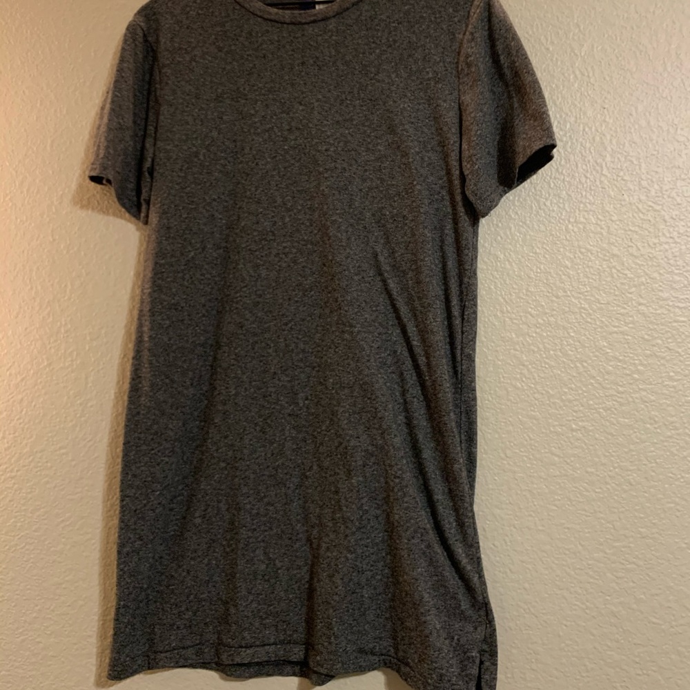 H&M All Grey Long T-Shirt